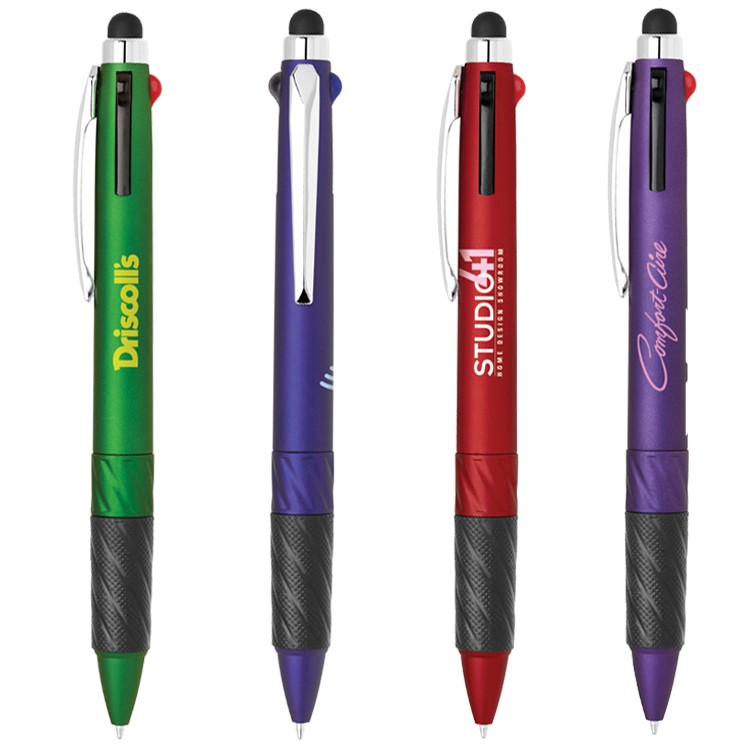 Bill Stylus Tool with 3 Colored Ballpoint Pens 9