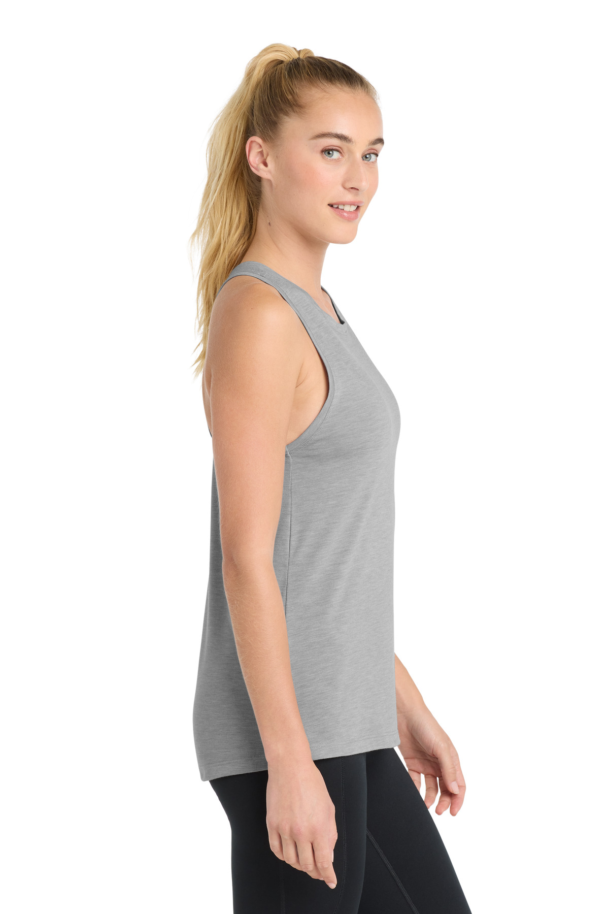 Sport-Tek Women's PosiCharge Tri-Blend Wicking Tank. LST402 22