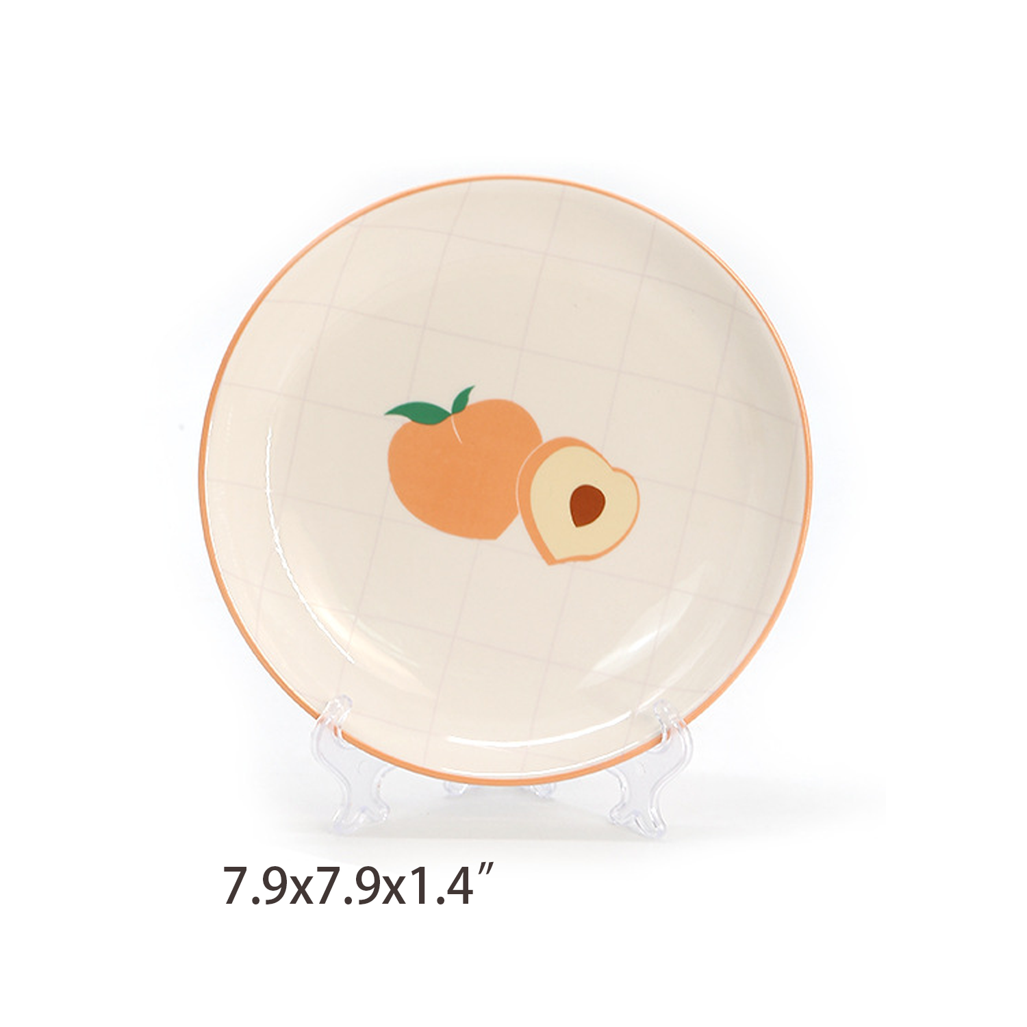 Peach Plate 5