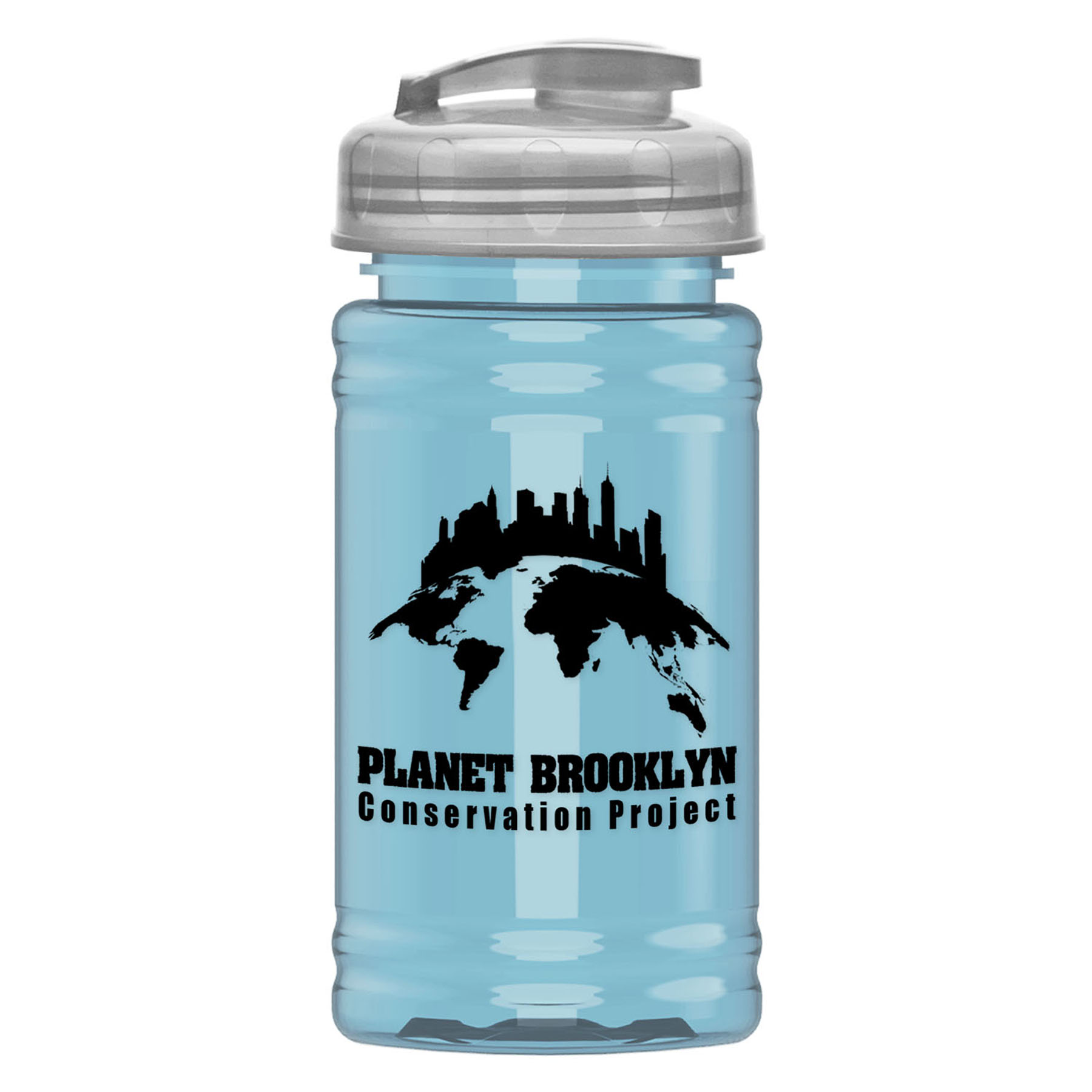 UpCycle - Mini 16 oz. rPet Sports Bottle with USA Flip 17