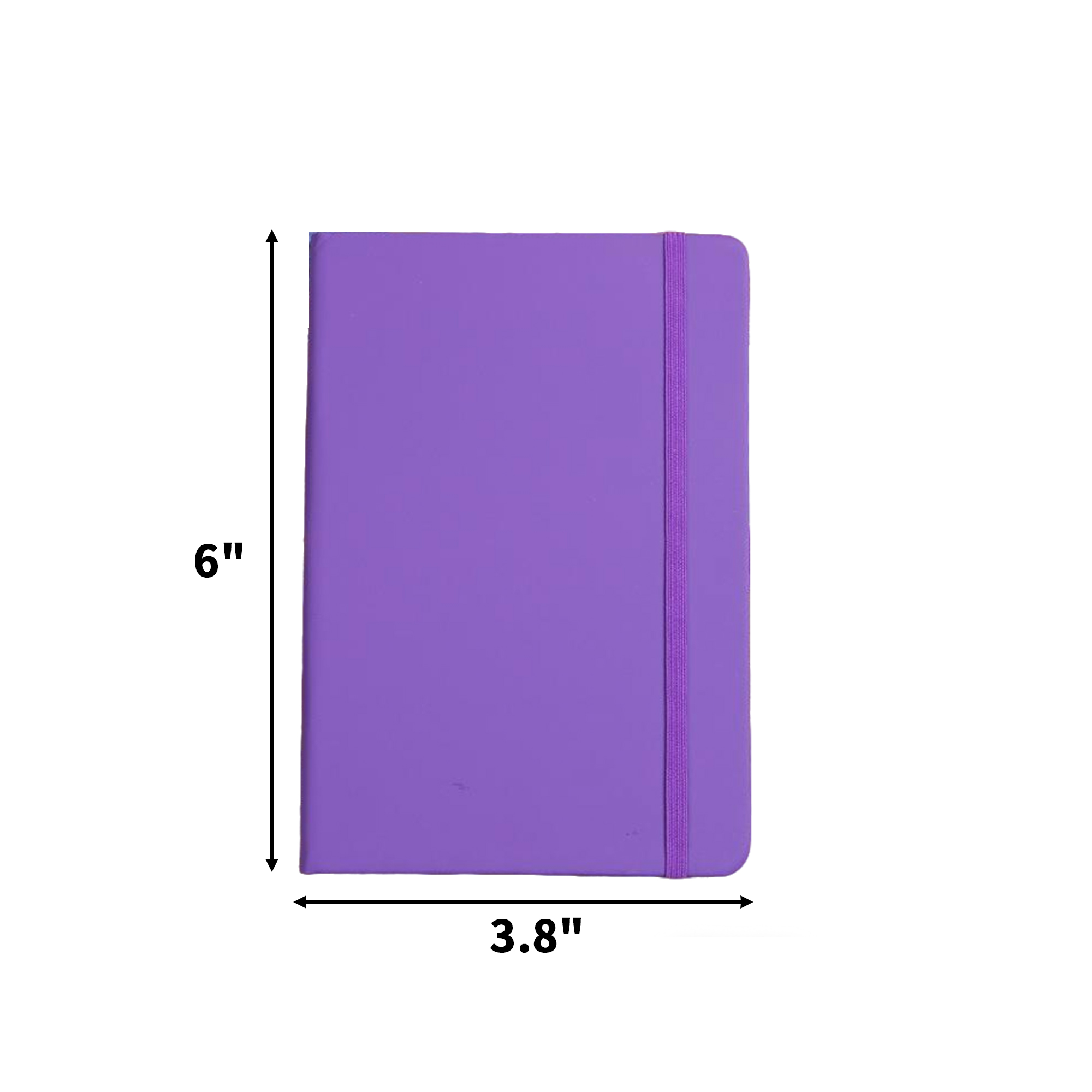 A6 Lined Pocket Notebook With Elastic Band 9