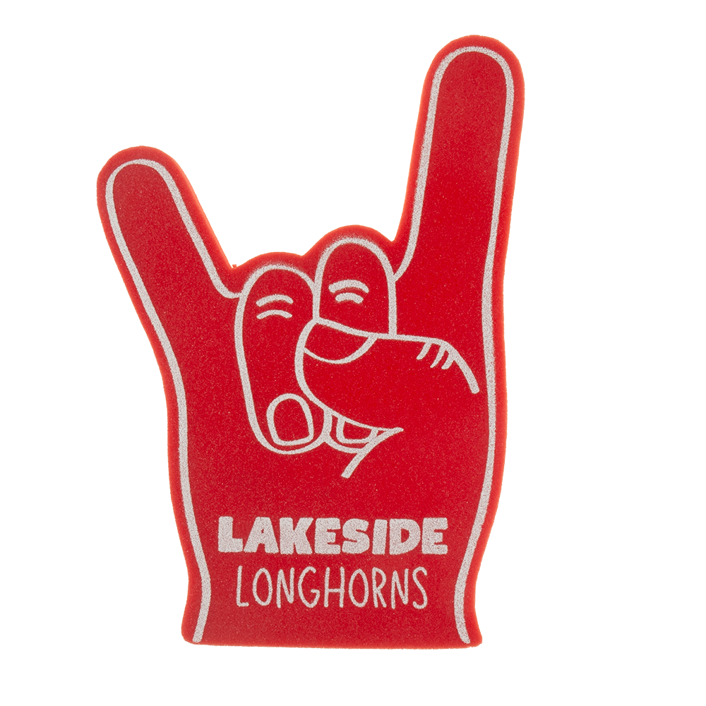 16" Classic Hook 'Em Foam Mitt 4