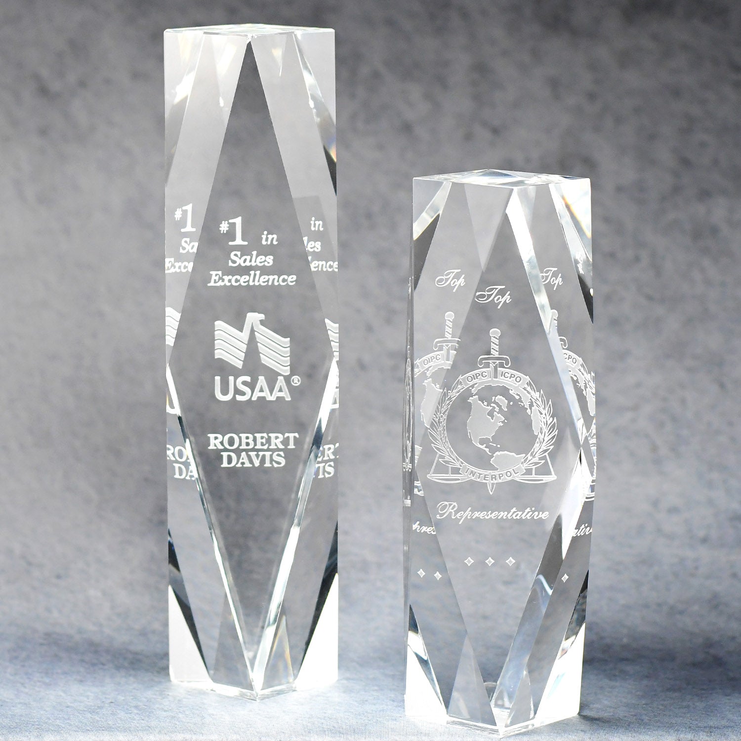 Multi-Faceted Optic Crystal Tower 3