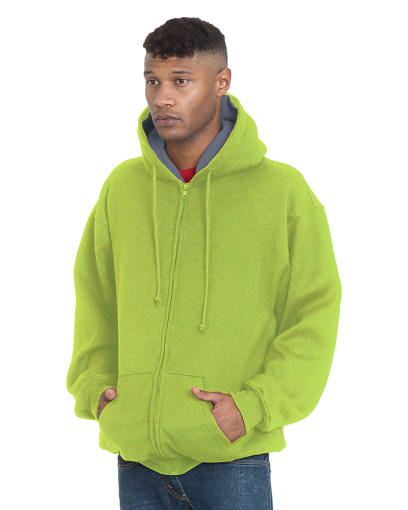 Super Heavy Full Zipper Hoodie, custom hoodie or sweatshirt with logo imprint 4