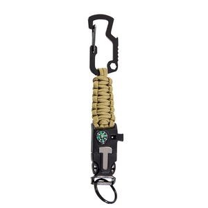 Rope Key Chain With Compass 7