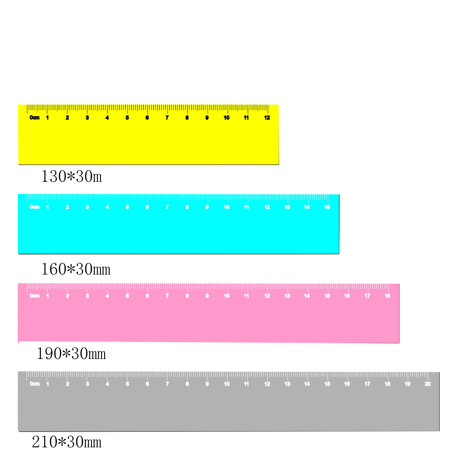 plastic ruler 3
