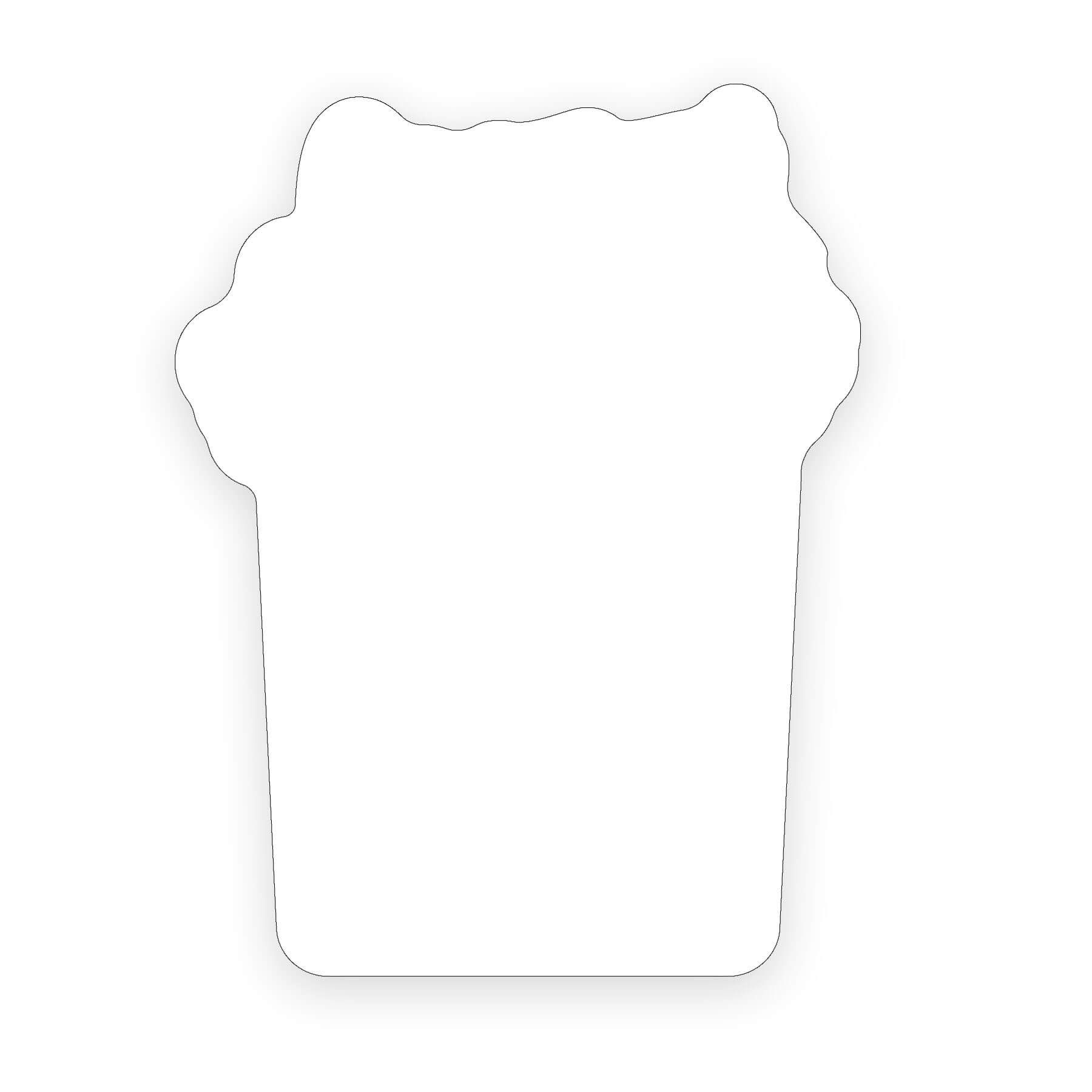 Grocery Bag Shaped NoteKeeper™ Magnet 35 Mil 5