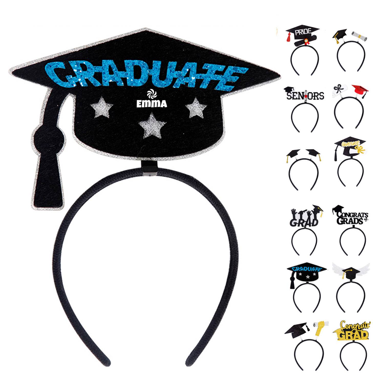 Graduation Headband Grad Cap Bopper 25