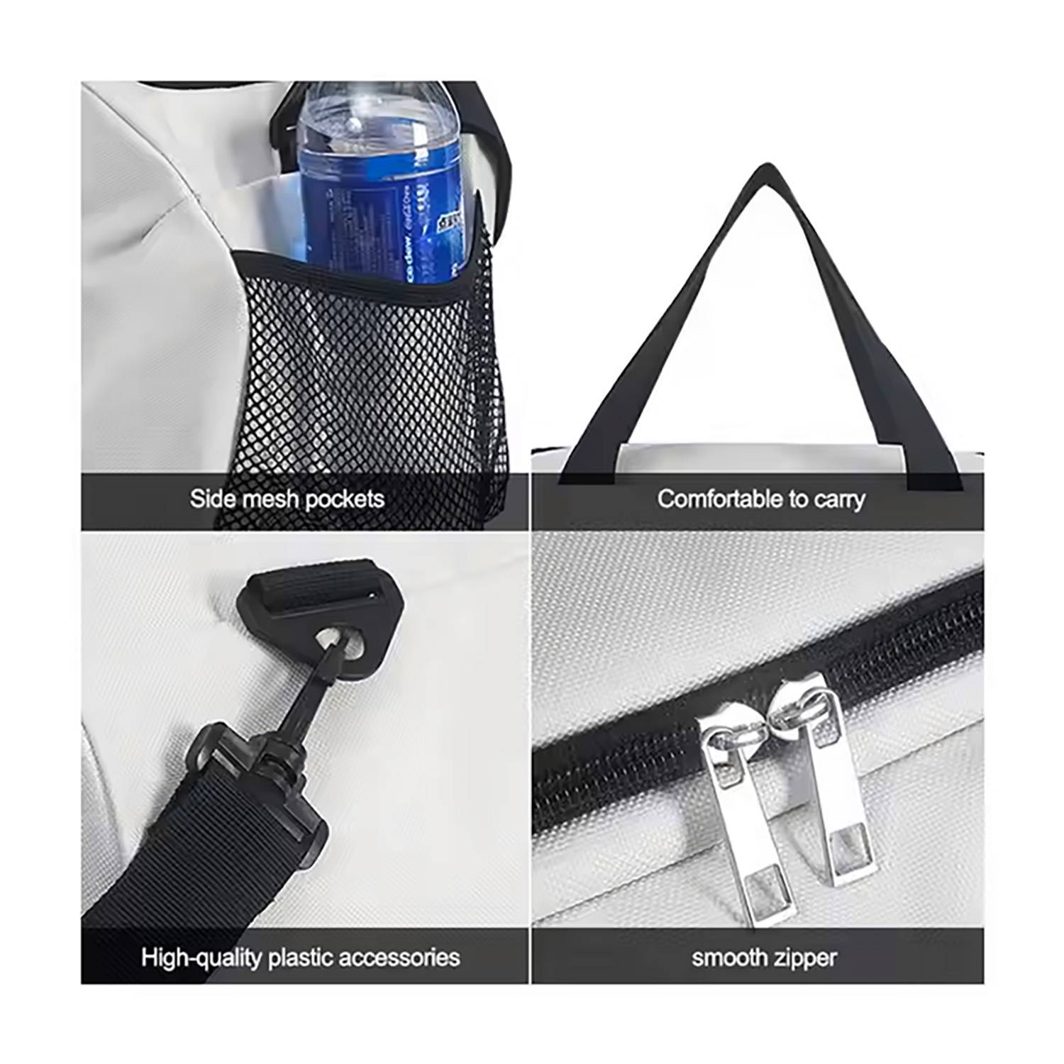 Solid color travel sports and fitness bag 8