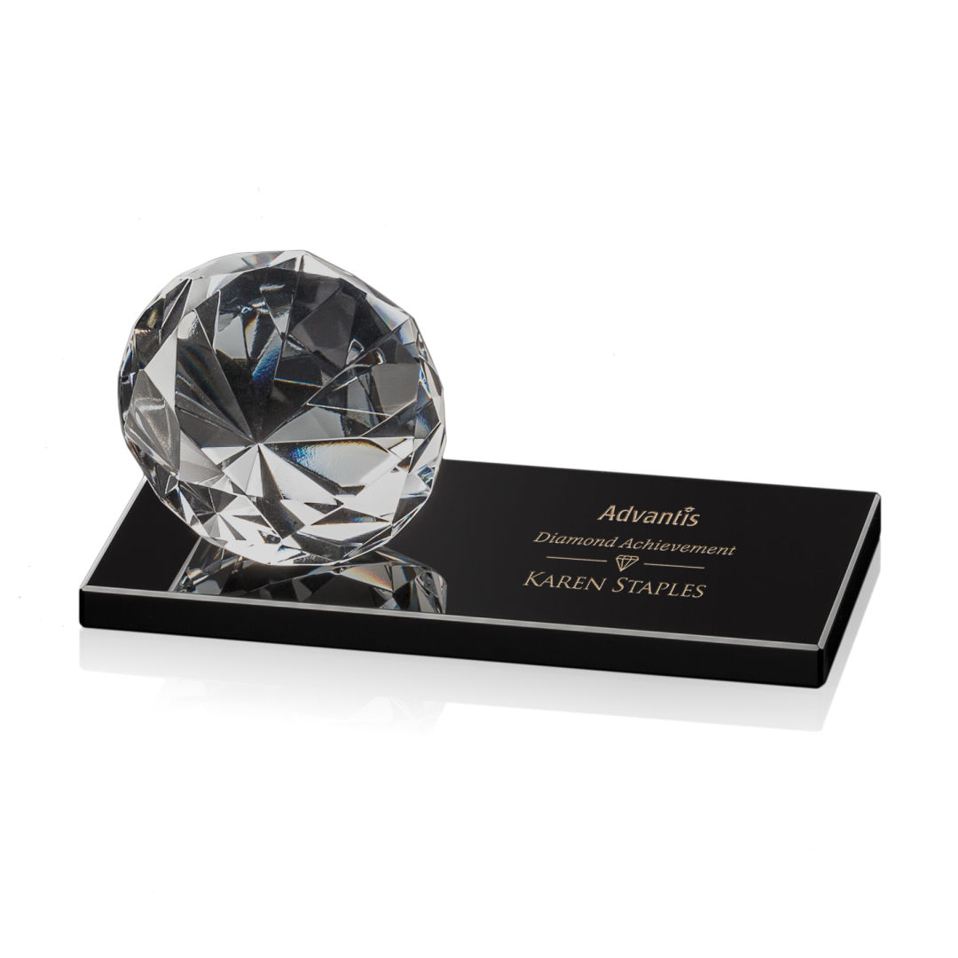 Gemstone Award on Black - Diamond 5