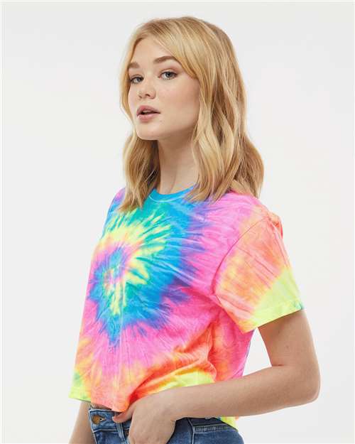 Women's Tie-Dyed Crop T-Shirt - 1050 38