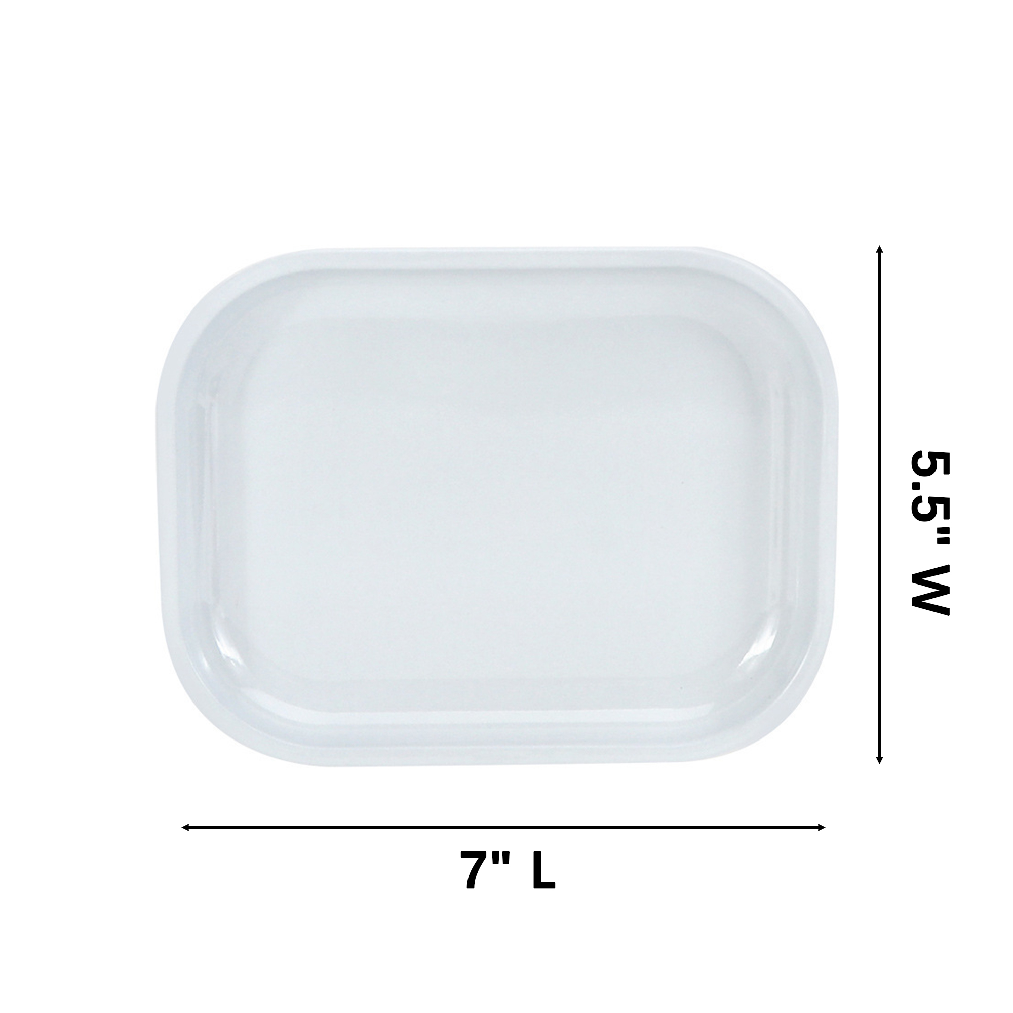Metal Utility Rolling Tray 7" x 5.5" Full Color 4