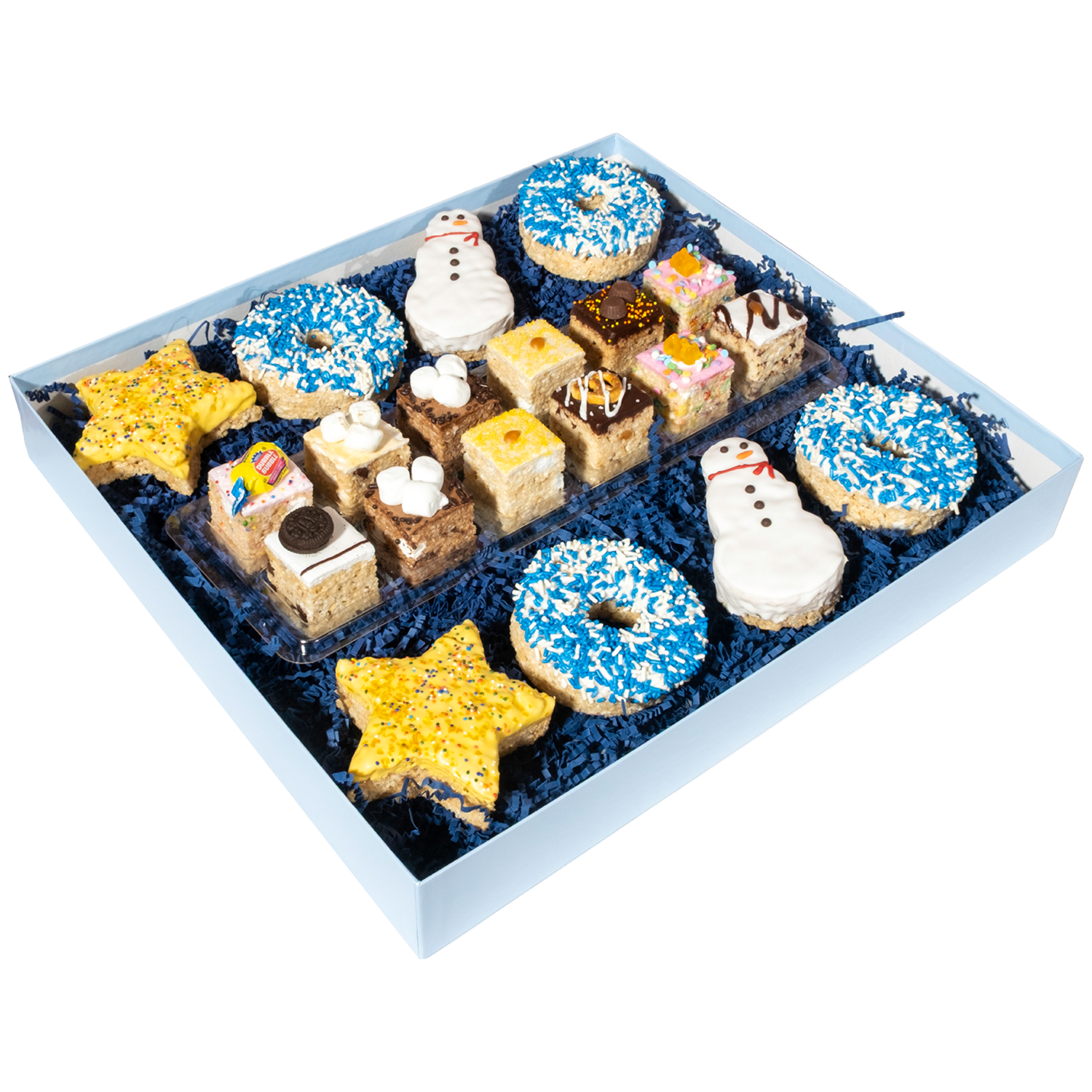 Deluxe box with 12 handmade crispy rice treats and 8 hand-dipped shapes 6