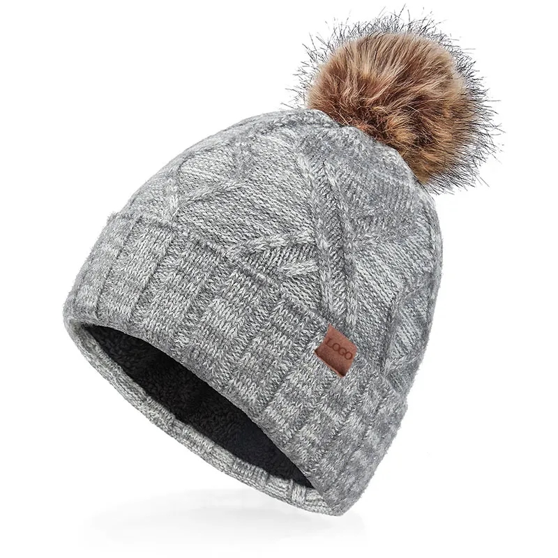 Warm Wool Knitted Hat 2