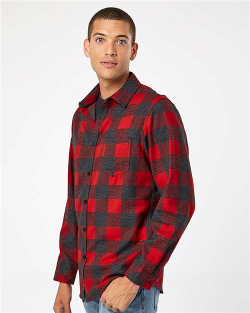 Men's Open Pocket Flannel Shirt - 8212 34