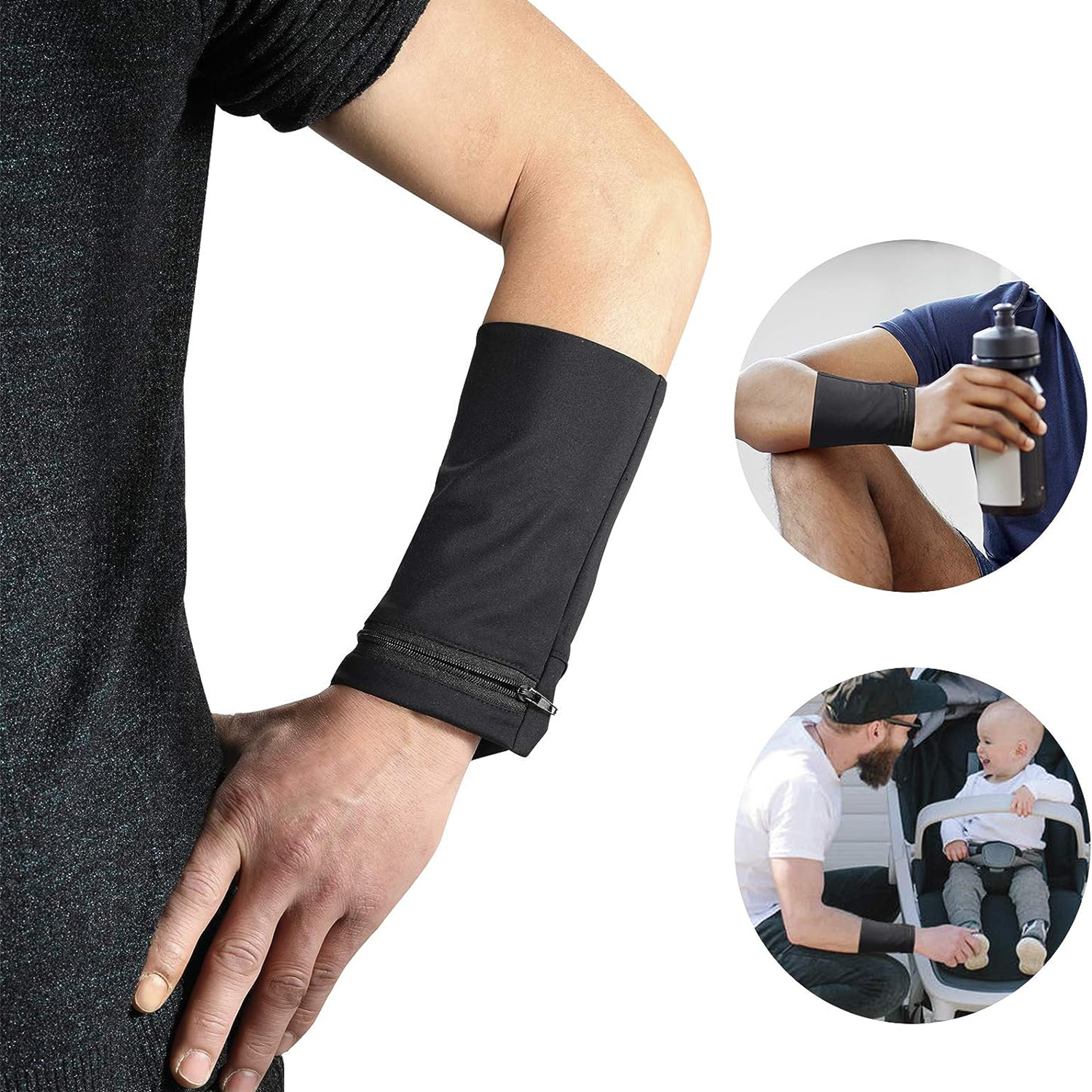 Outdoor Sports Running Wrist Cell Phone Holder Wallet 3