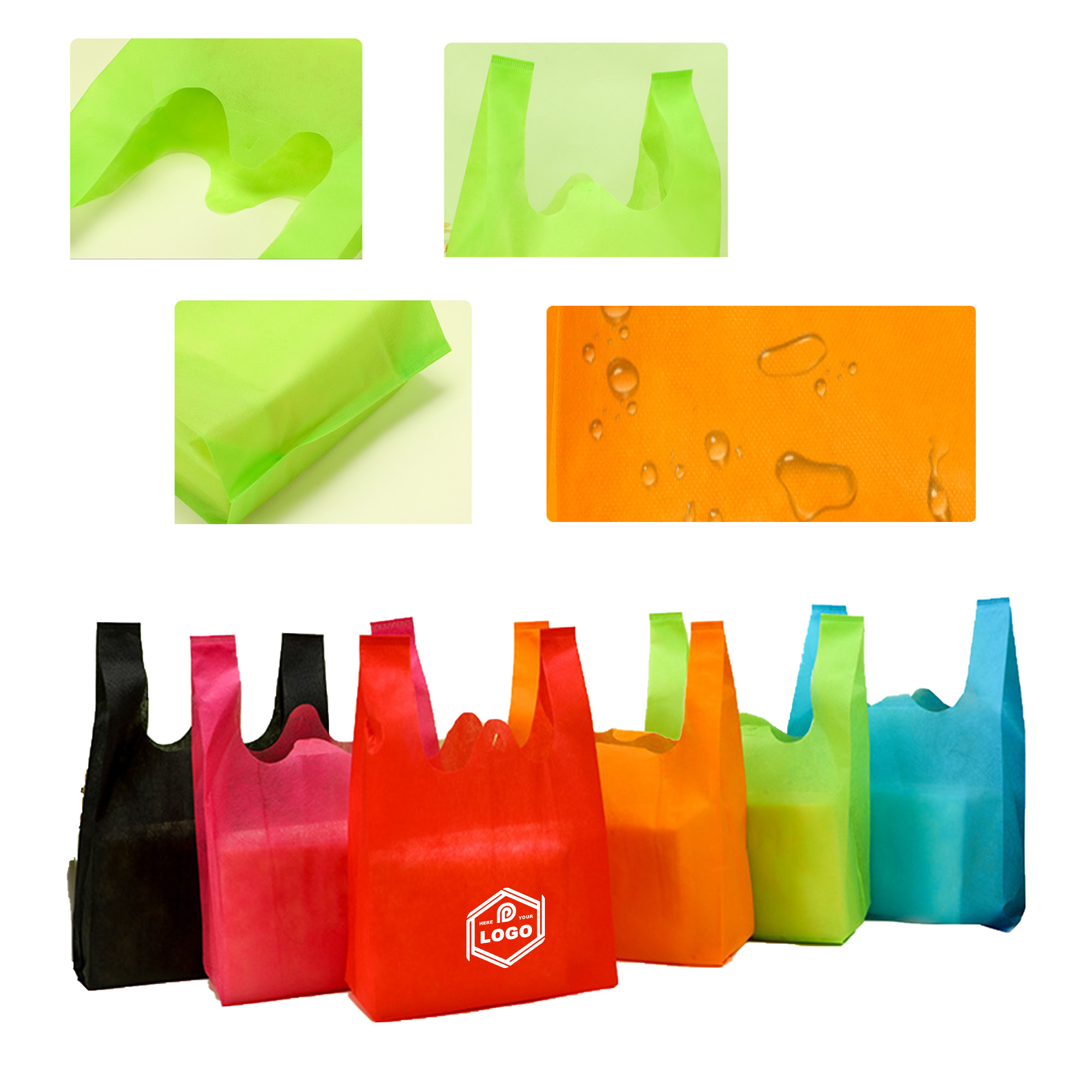Nonwoven T-Shirt Tote Bag 1