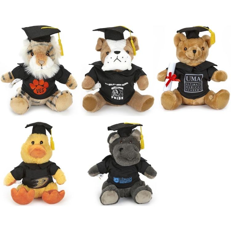 Extra Soft Style 10" Tiger with Graduation Uniform 1