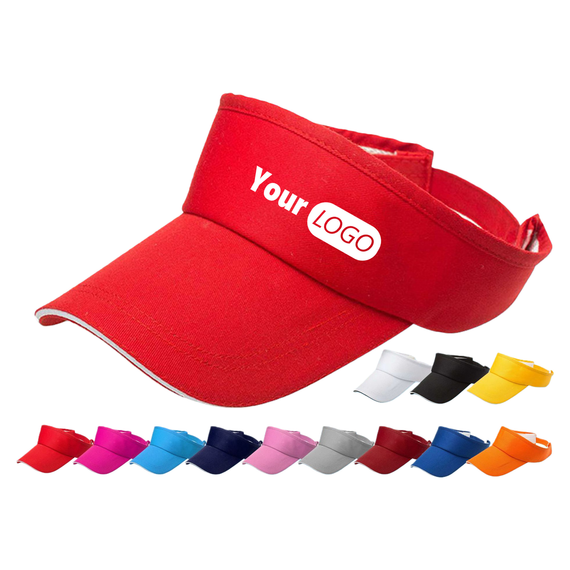 Custom Logo Visor Sun Protection Cap 5