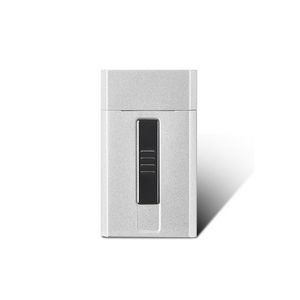 Slim Metal Cigarette Case With Built In USB Rechargeable Lighter 3