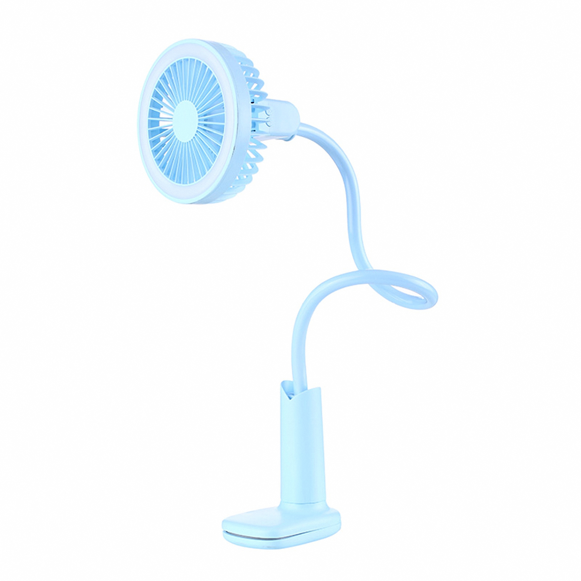 USB LED Reading Lamp with Clip and Cooling Fan 5