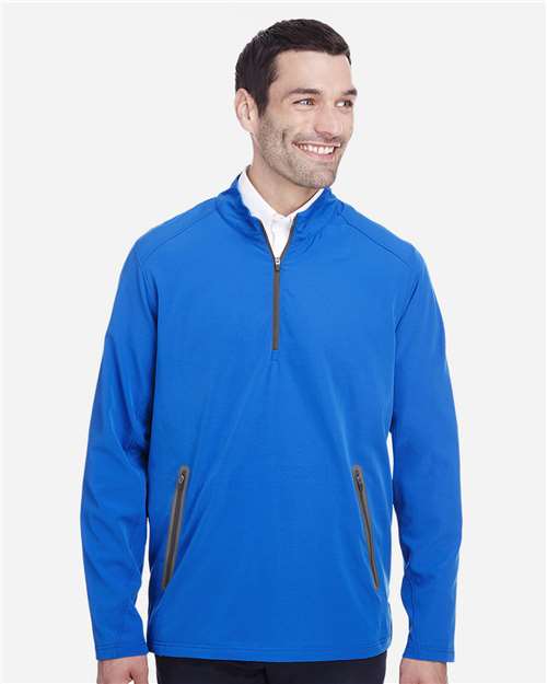 Men's Quest Stretch Quarter-Zip Pullover - NE401, custom hoodie or sweatshirt with logo imprint 3