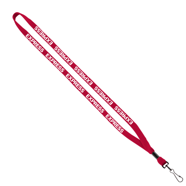 1/2" Cotton Lanyard with Metal Crimp & Swivel Snap Hook 31