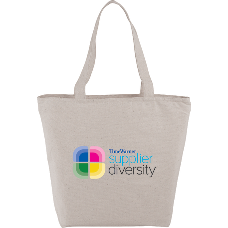 Maine 8oz Cotton Canvas Zippered Tote, custom tote bag with logo imprint 20