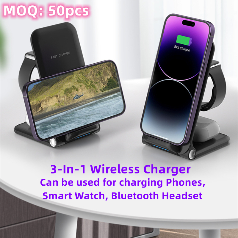 Fold 3-In-1 Wireless Charging Station/Dock 4