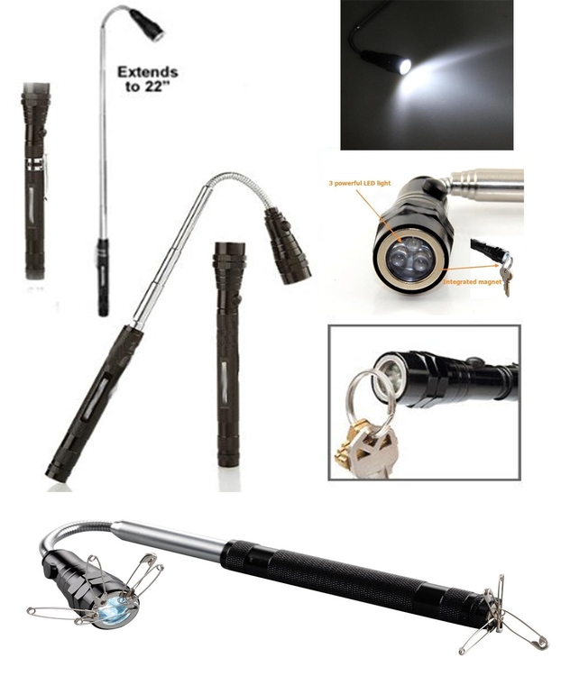 iBank ® LED Flashlight with Magnetic Pickup Tool 2