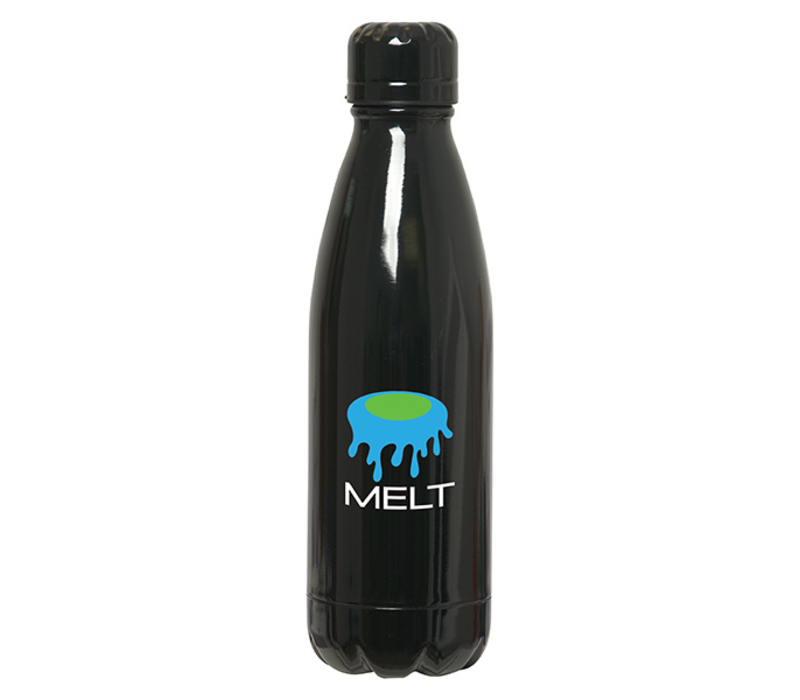 Double Wall Stainless Steel Water Bottle, 17 oz., custom water bottle with logo imprint 1
