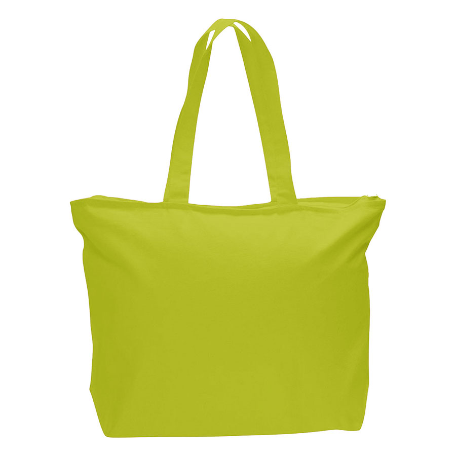 12 oz Cotton Canvas Large Tote Bag - 23"W x 17"H x 6"D x 9
