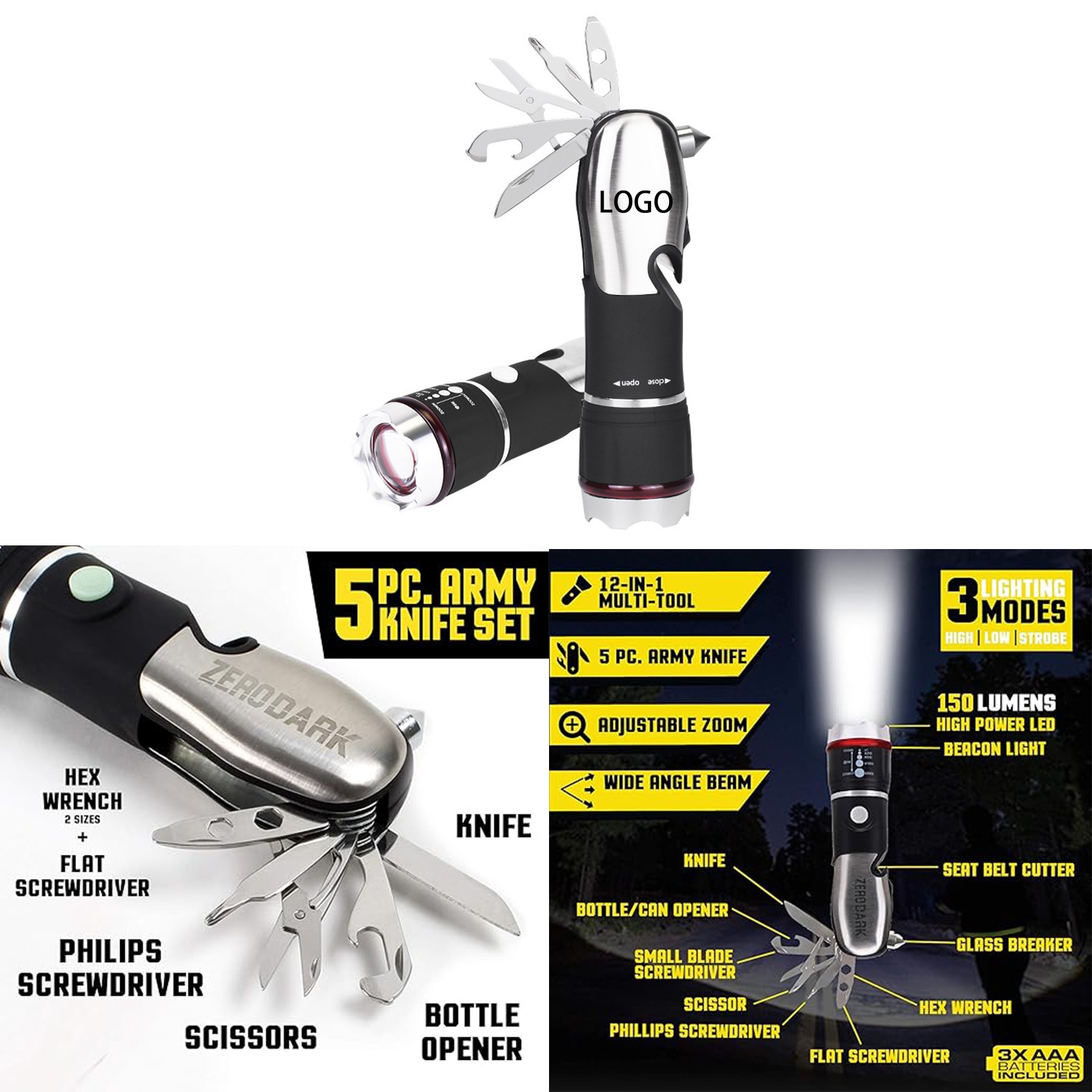 Multifunction Tactical Pro Flashlight 1