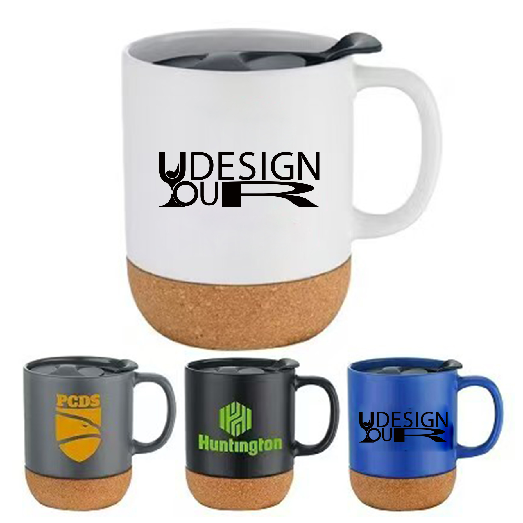 12 Oz Ceramic Mugs with Removable Cork Bottom 3
