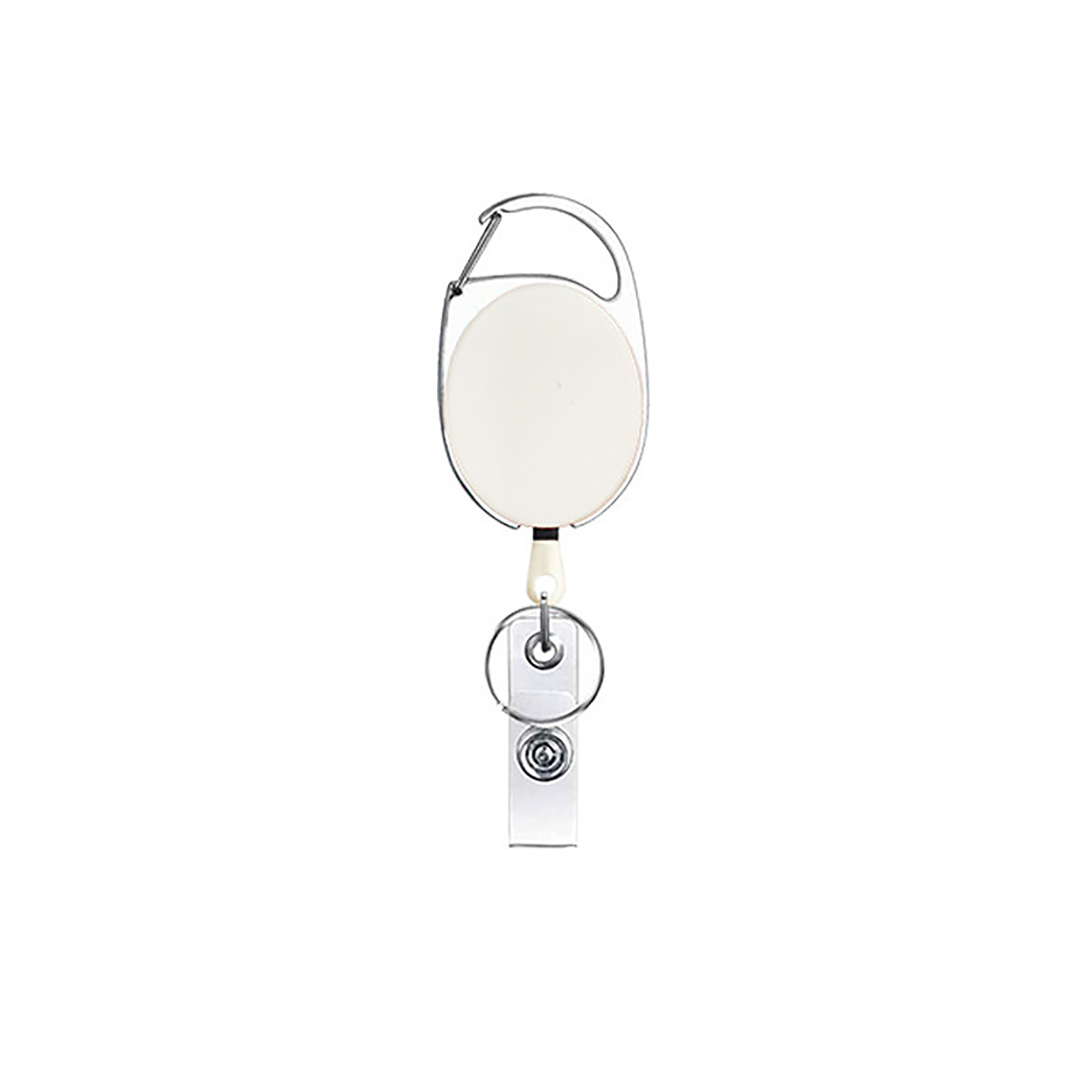 Retractable Badge Reel with Keychain 7