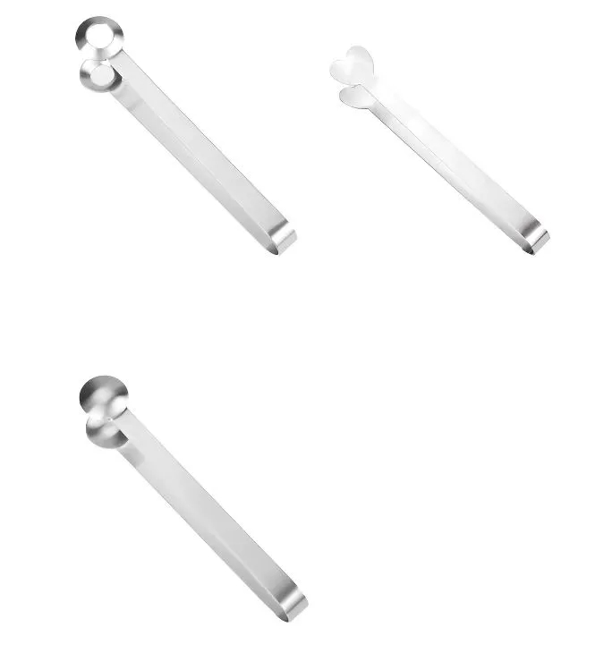 Mini Tea Bag Ice Tongs Stainless Steel Holder 6
