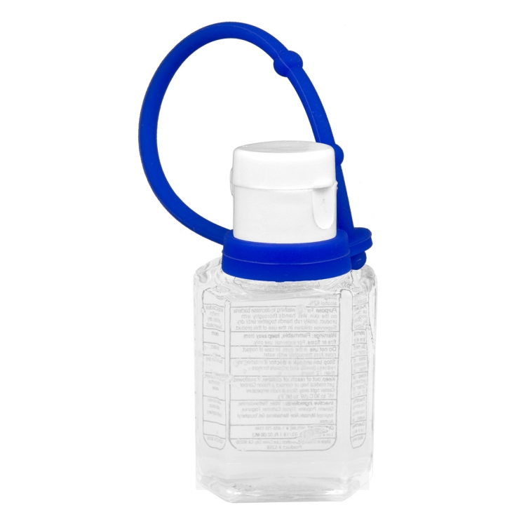 "SanPal Connect" 1.0 oz Compact Hand Sanitizer Antibacterial Gel in Flip-Top Squeeze Bottle with Col 7
