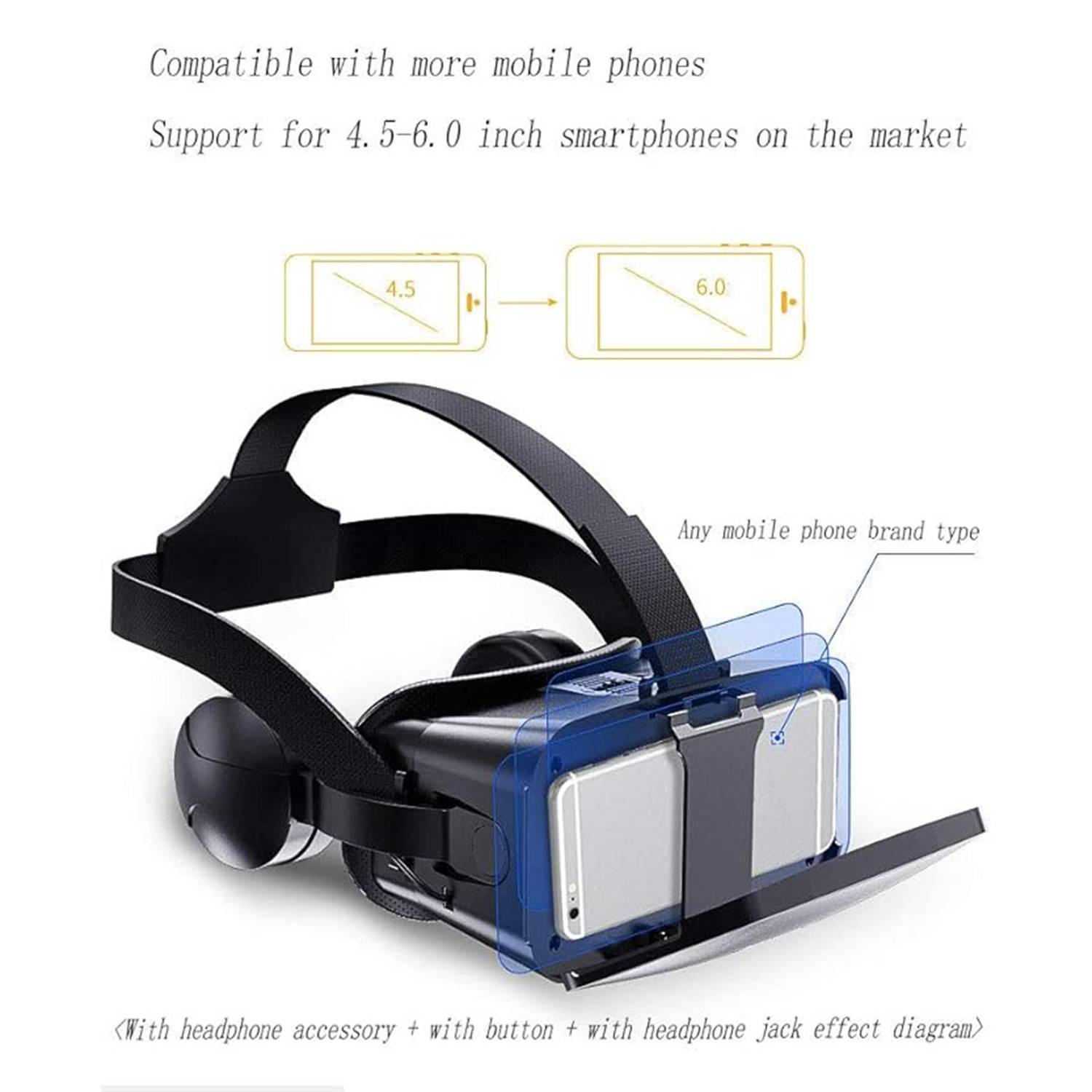Vr Headset W/ Remote Controller 4