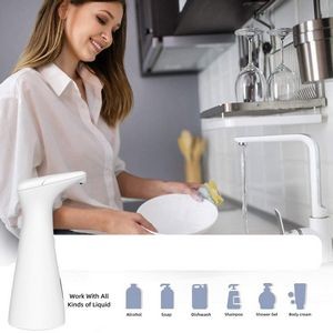 White Auto Sanitizer Dispenser 12