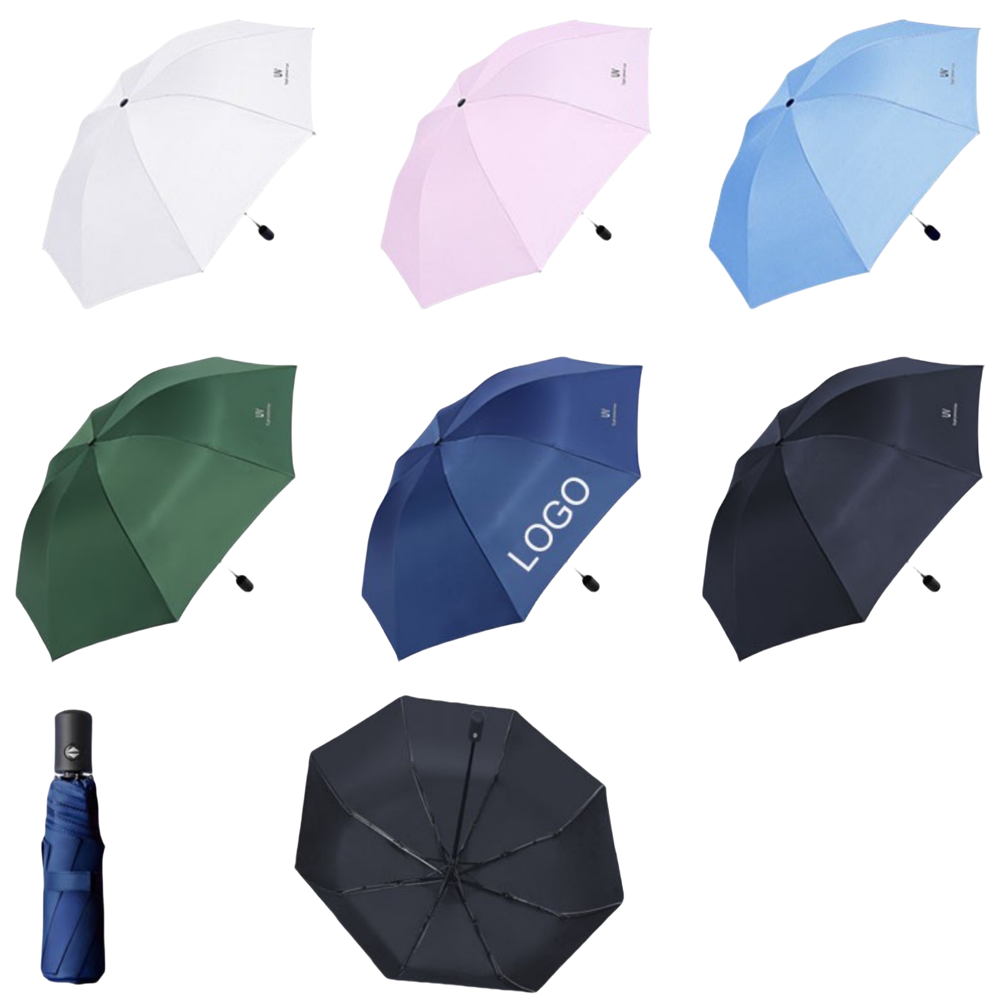 Dual-Use Automatic Folding Umbrella For Sunny And Rainy Days 1