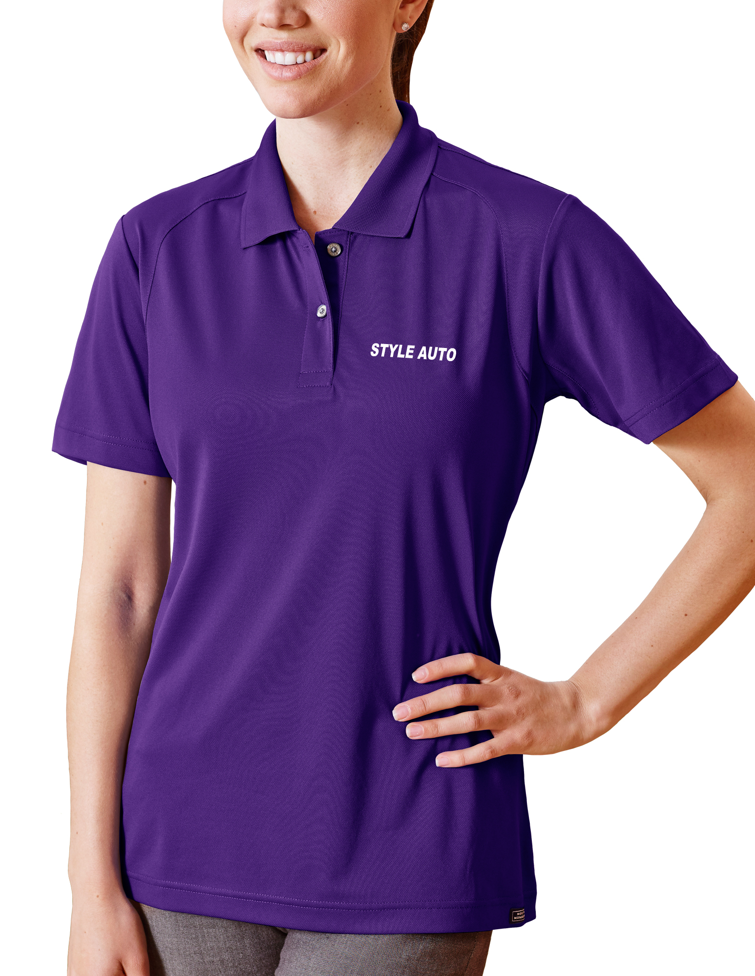 Ladies' Style-Auto Hybrid Cooler Polo Shirt 8