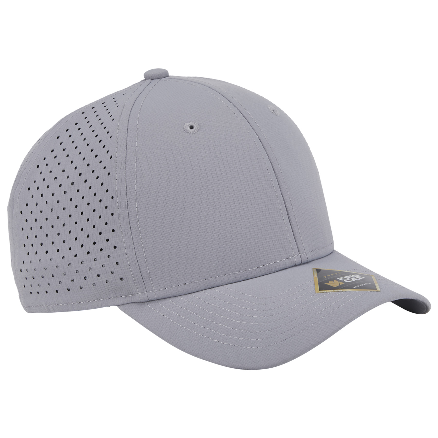 Crest 6-Panel Sport Cap w/Perforated Back- Sustainable Fabric 4