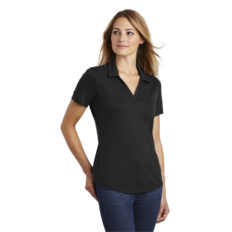 Sport-Tek Women's PosiCharge Tri-Blend Wicking Polo. 14