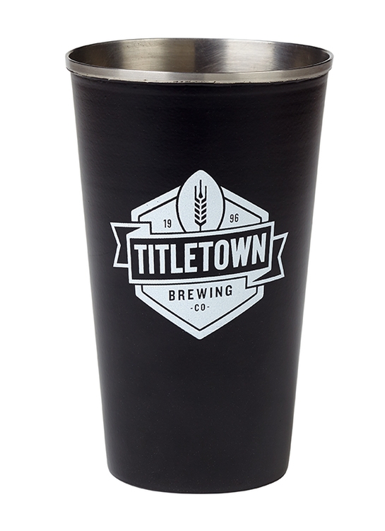 16 oz. Black Stainless Steel Pint Tumbler 2