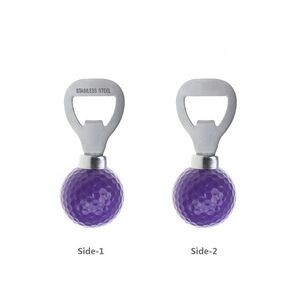 Charming Golf Ball Shaped Beer Bottle Opener Stainless Steel 21