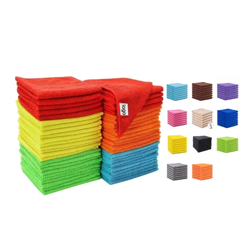 Reusable Microfiber Cleaning Cloth 12 x 12 Inch 4