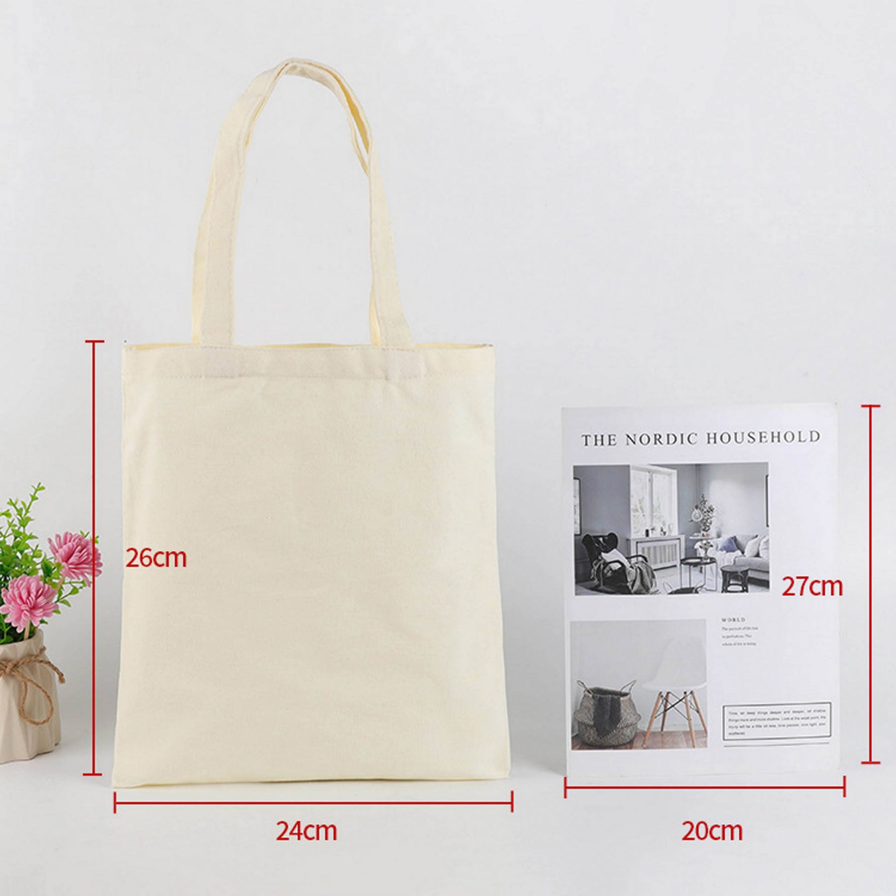 Cotton Tote Bag, custom tote bag with logo imprint 3