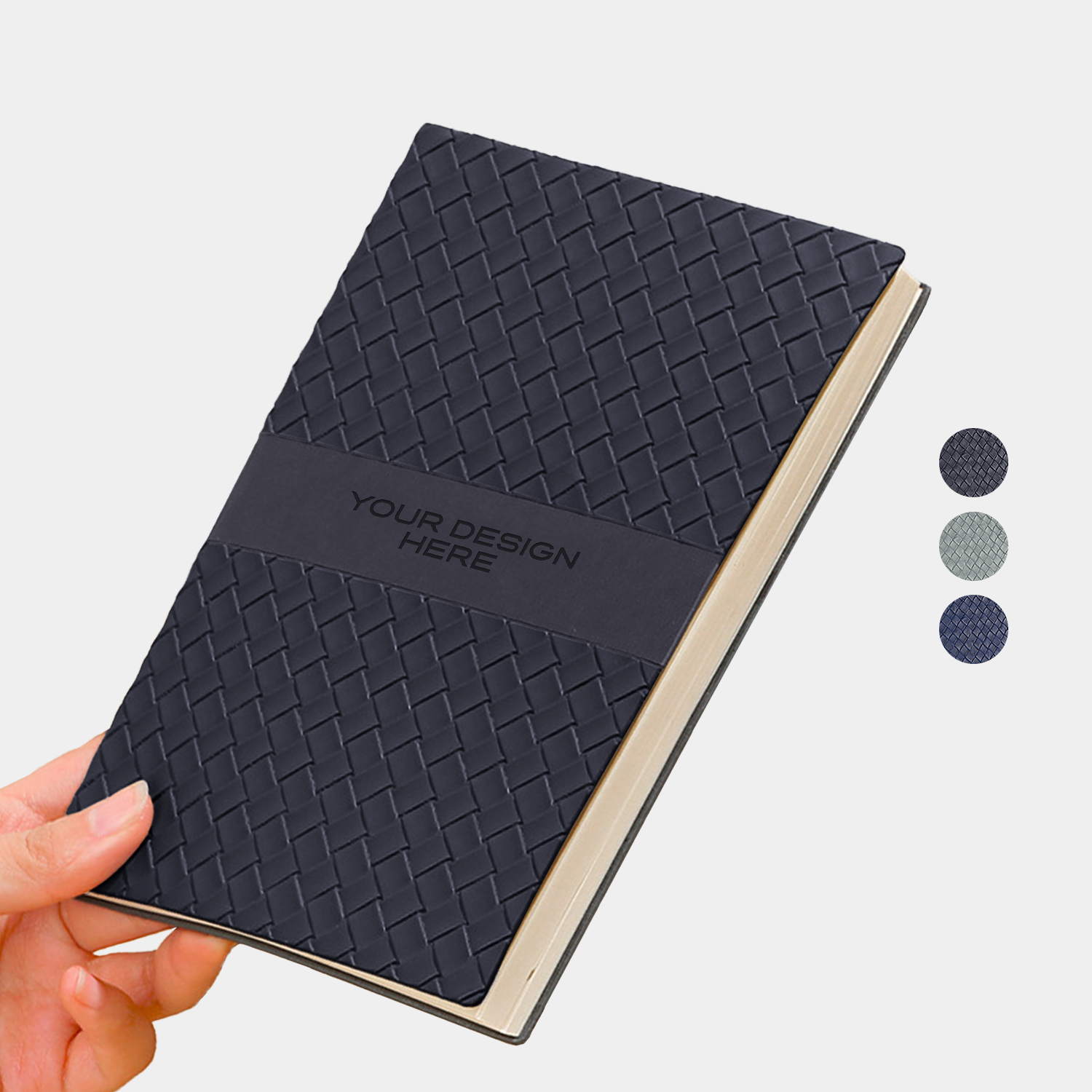 TiTUS® Sahara PU Leather A5 Business Notebook with Bookmark 3