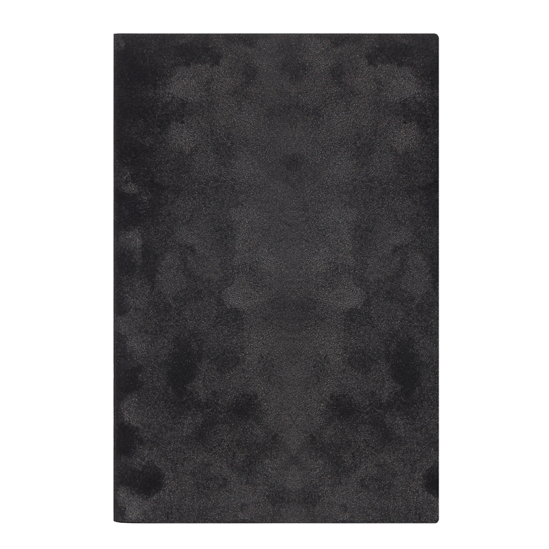 Inspire Stitched 5"W x 8"H 80 Pages TPU Suede Travel Journal (Black)
