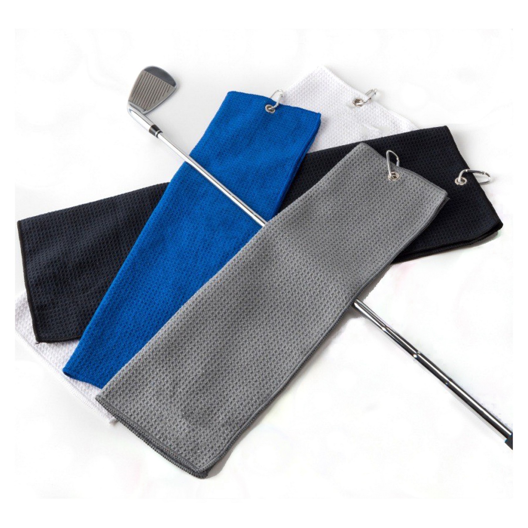 Microfiber Waffle Pattern Golf Towel 1